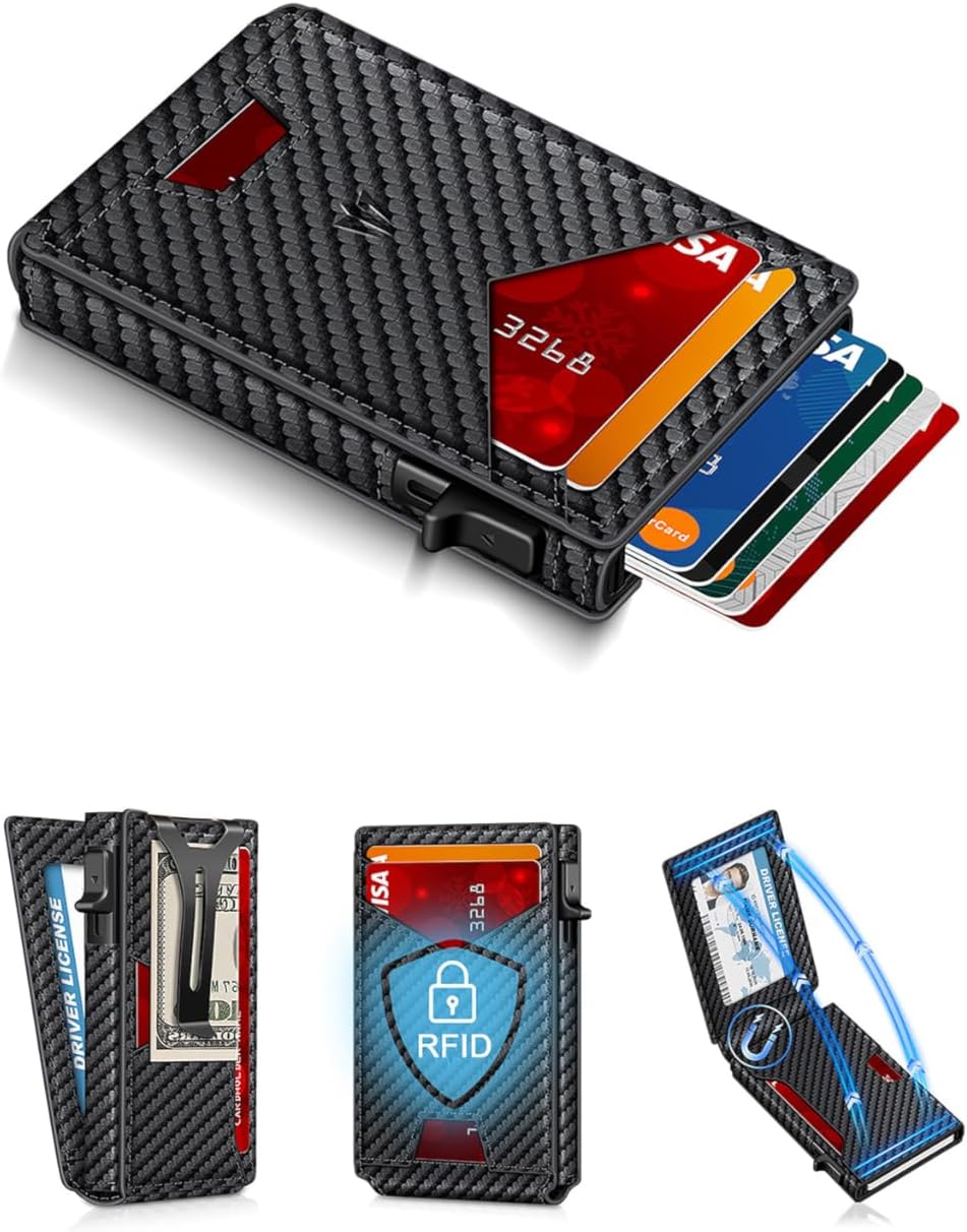 Ditch The Bulk: Instant Pop-Up Minimalist Slim Wallet