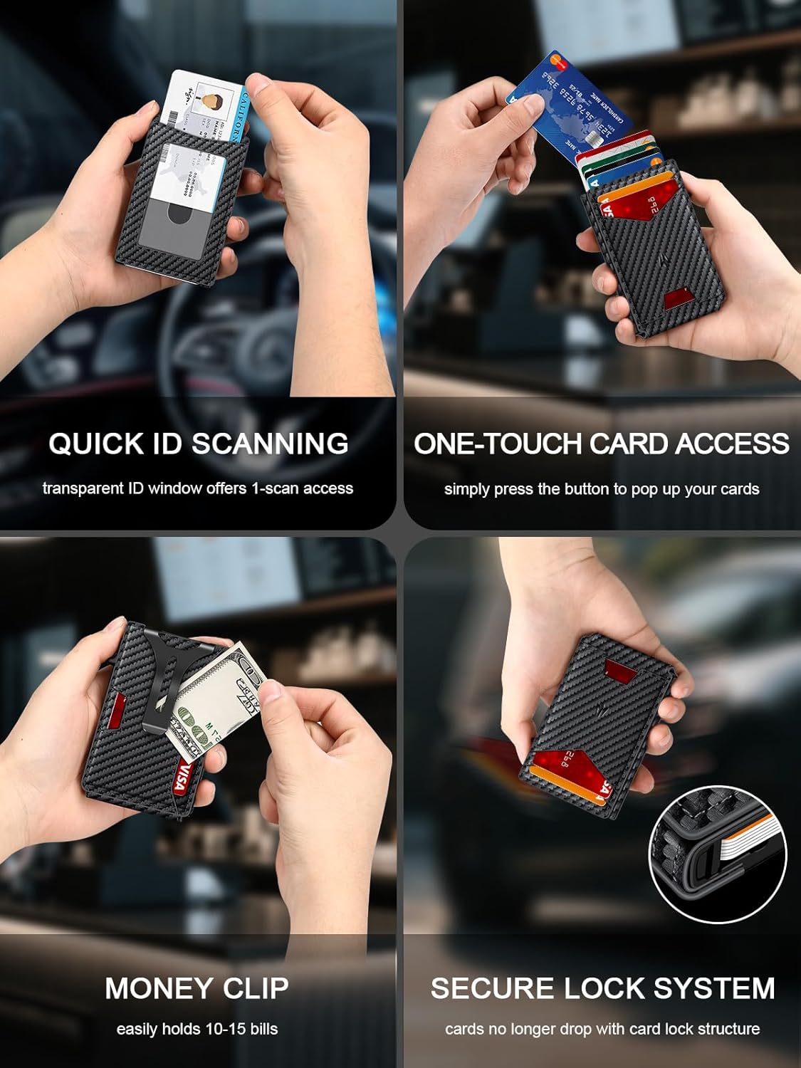 Ditch The Bulk: Instant Pop-Up Minimalist Slim Wallet
