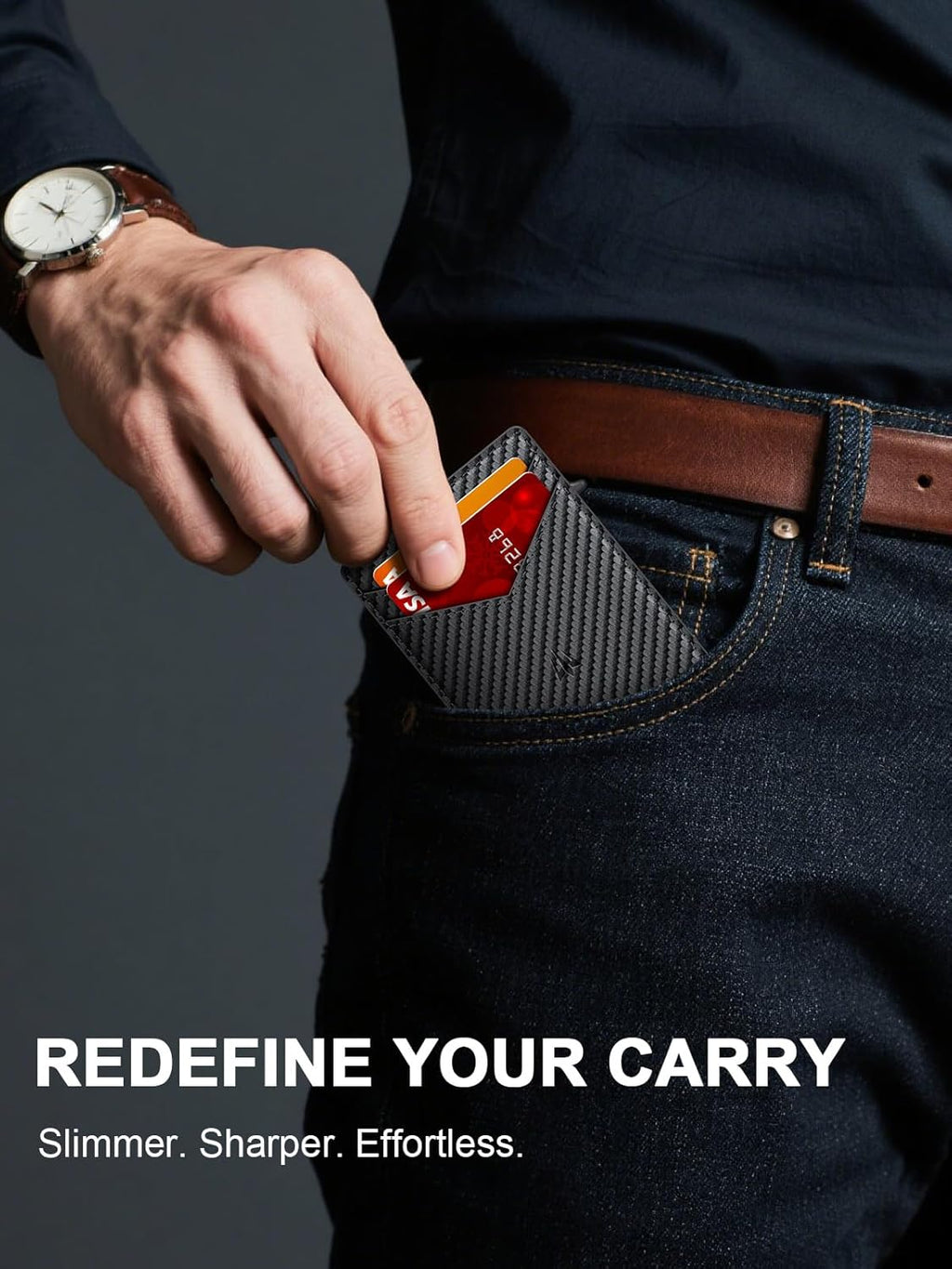 Ditch The Bulk: Instant Pop-Up Minimalist Slim Wallet